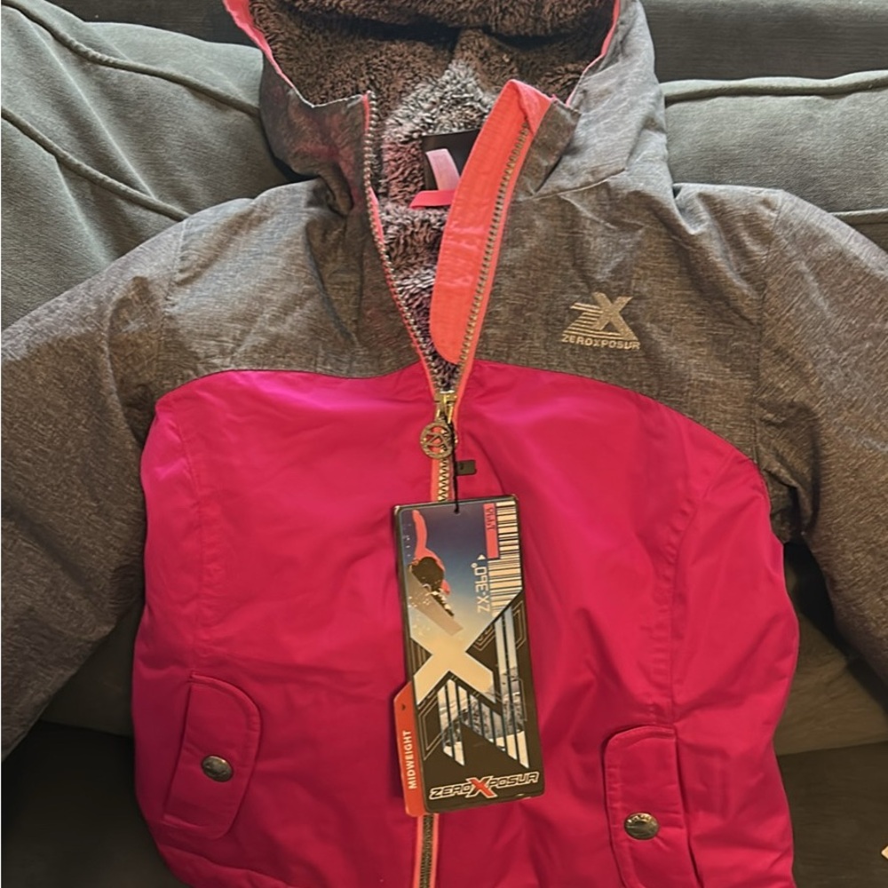 ZeroXposur Fuchsia and Black Jacket
